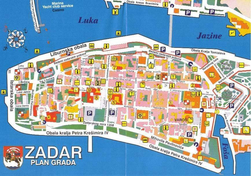 Apartmán Jazine1 Zadar Exteriér fotografie