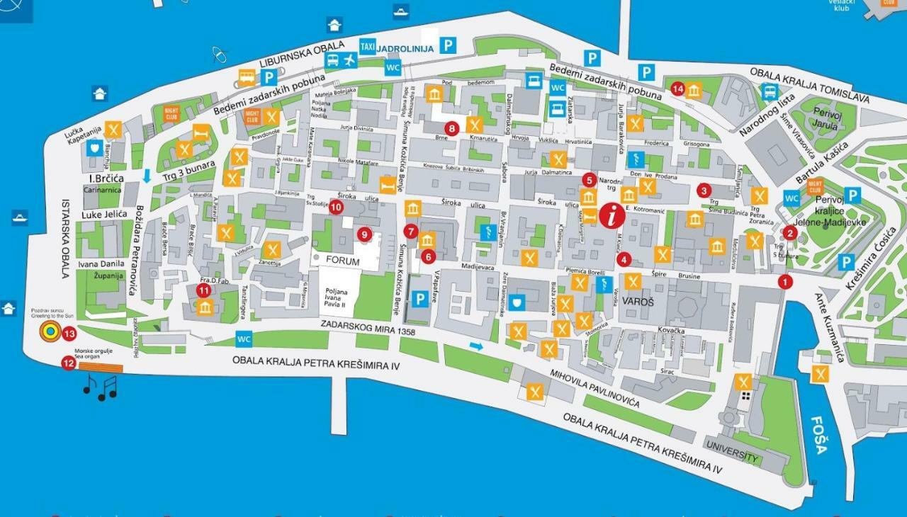 Apartmán Jazine1 Zadar Exteriér fotografie